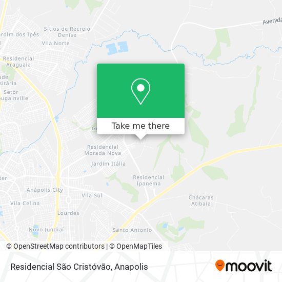 Residencial São Cristóvão map