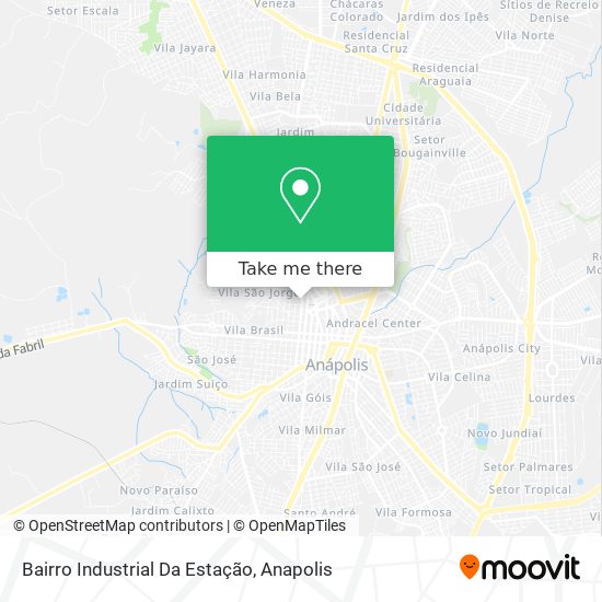 Bairro Industrial Da Estação map