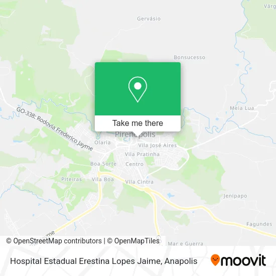 Hospital Estadual Erestina Lopes Jaime map