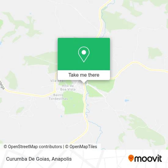 Curumba De Goias map