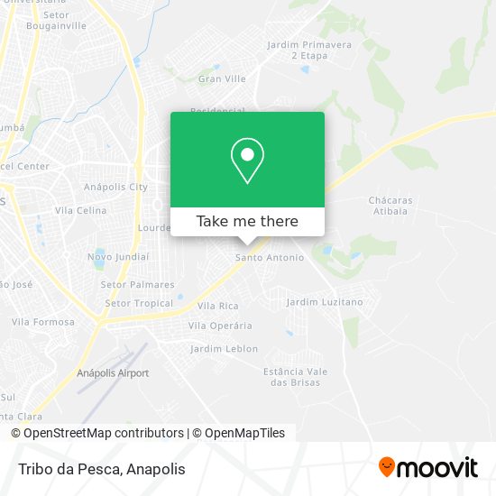 Tribo da Pesca map