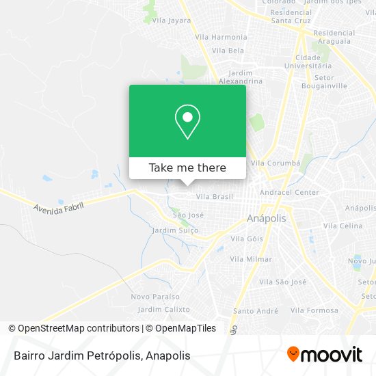 Bairro Jardim Petrópolis map