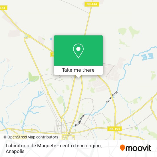 Mapa Labiratorio de Maquete - centro tecnologico