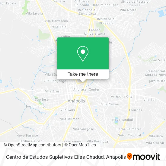 Centro de Estudos Supletivos Elias Chadud map