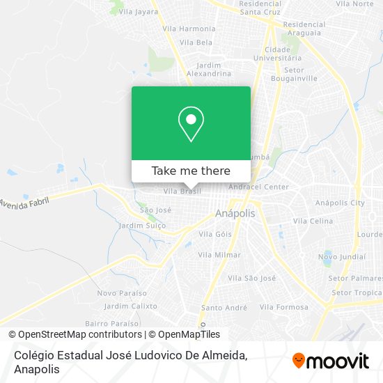 Mapa Colégio Estadual José Ludovico De Almeida