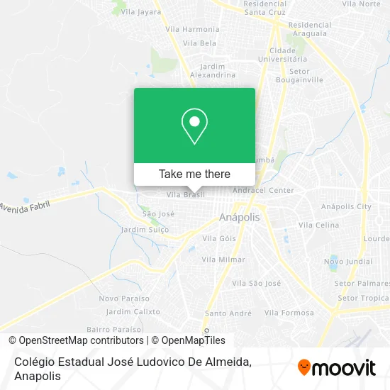Colégio Estadual José Ludovico De Almeida map