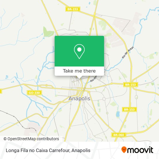 Longa Fila no Caixa Carrefour map