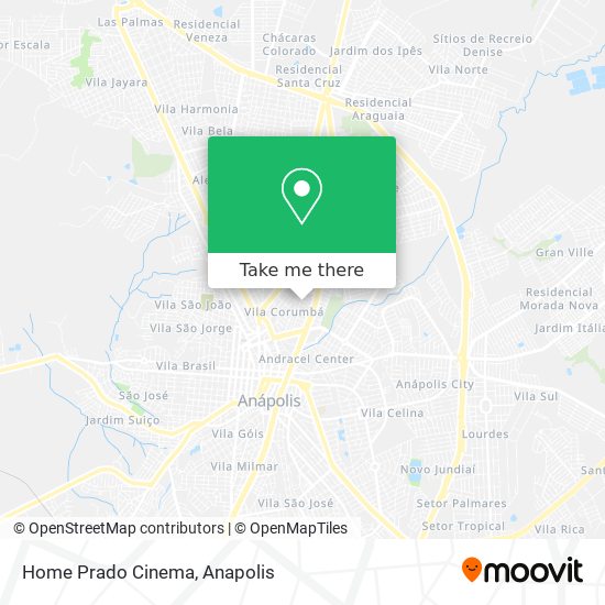 Mapa Home Prado Cinema