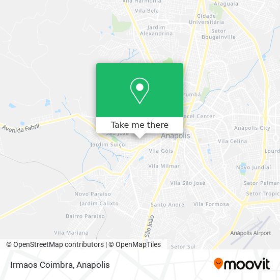 Mapa Irmaos Coimbra