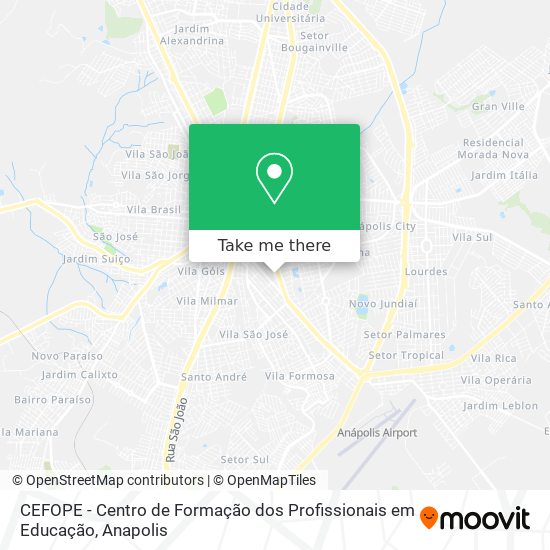 CEFOPE - Centro de Formação dos Profissionais em Educação map