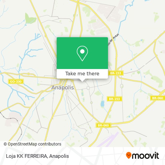 Loja KK FERREIRA map