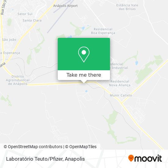 Mapa Laboratório Teuto/Pfizer