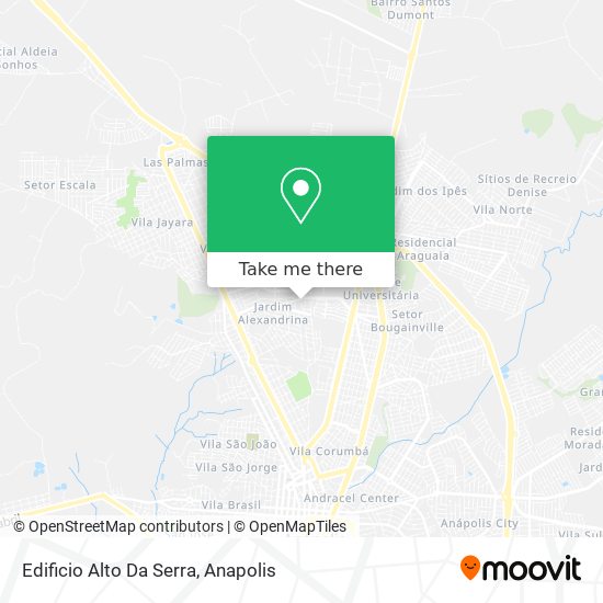 Mapa Edificio Alto Da Serra