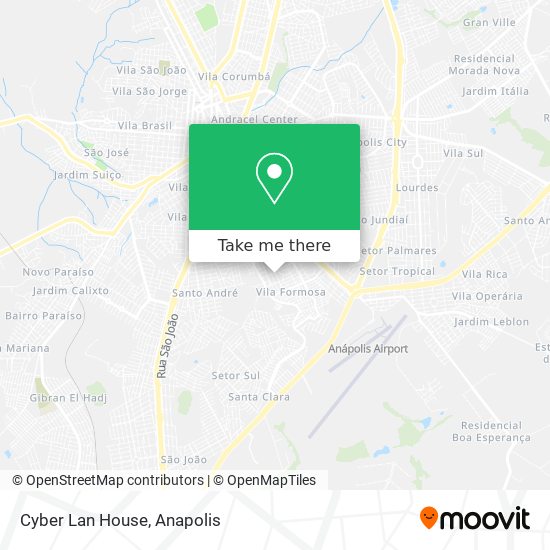 Mapa Cyber Lan House
