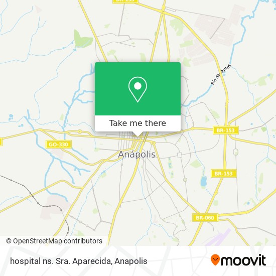 hospital ns. Sra. Aparecida map