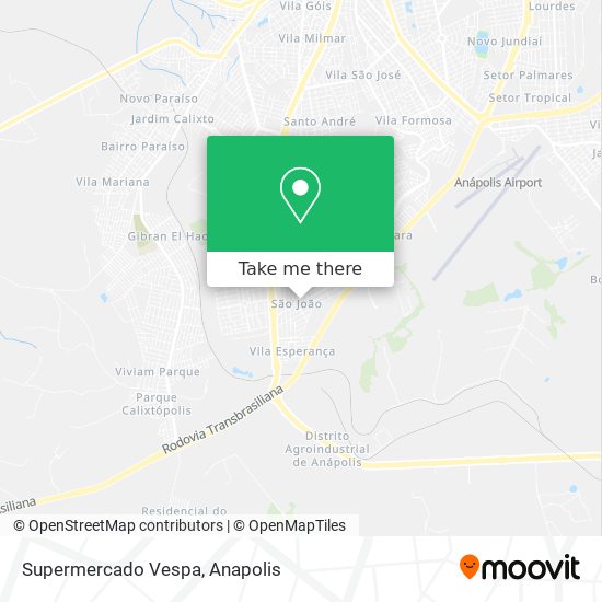 Supermercado Vespa map