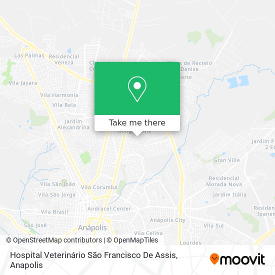 Hospital Veterinário São Francisco De Assis map
