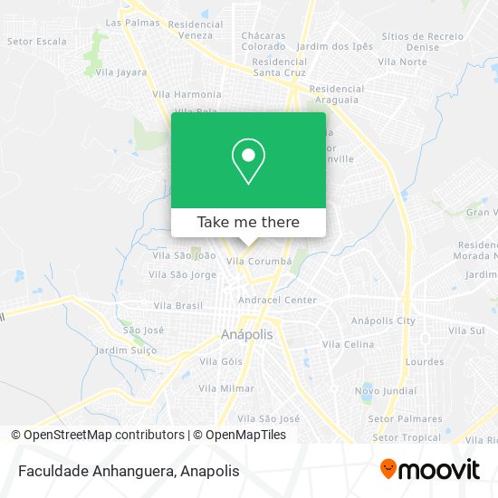 Faculdade Anhanguera map