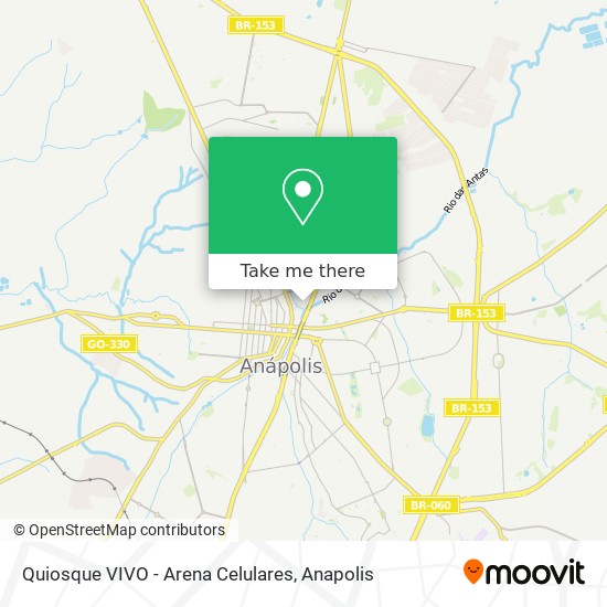 Quiosque VIVO - Arena Celulares map