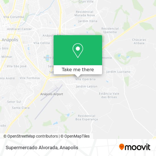 Mapa Supermercado Alvorada