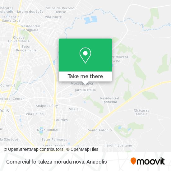 Comercial fortaleza morada nova map