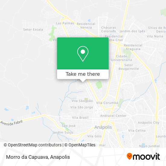 Mapa Morro da Capuava