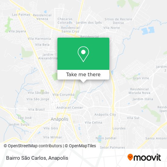 Mapa Bairro São Carlos