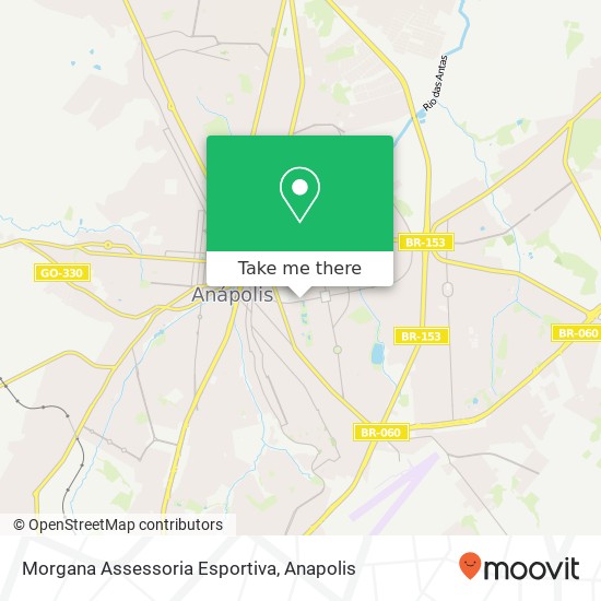Mapa Morgana Assessoria Esportiva