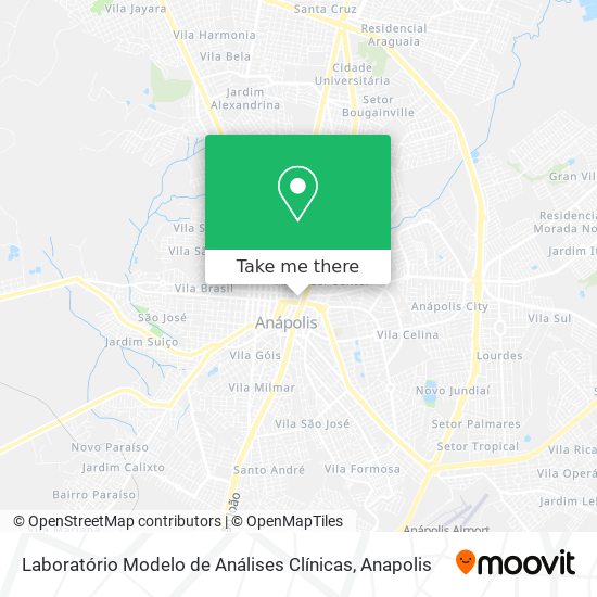 Laboratório Modelo de Análises Clínicas map