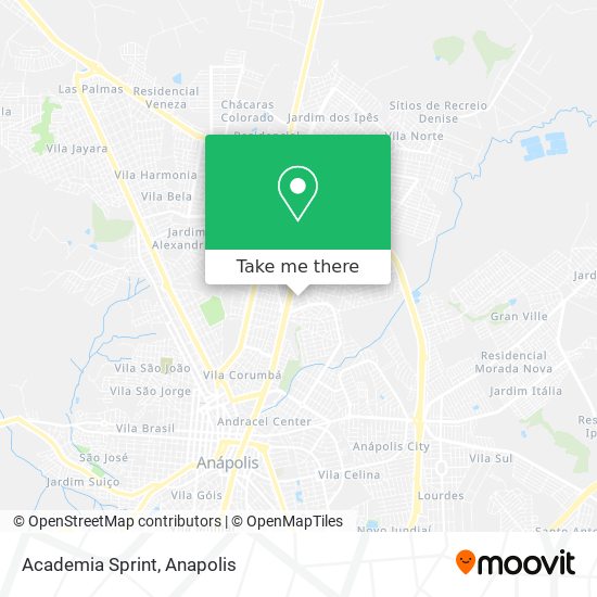 Mapa Academia Sprint