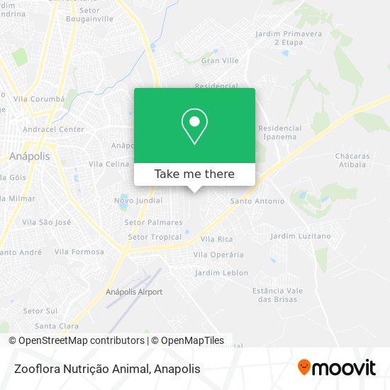 Mapa Zooflora Nutrição Animal