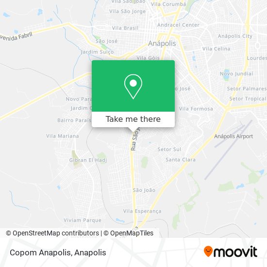 Copom Anapolis map
