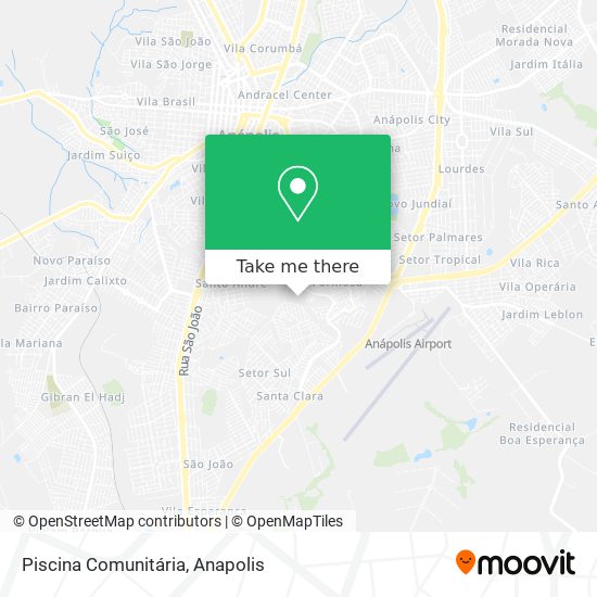 Piscina Comunitária map