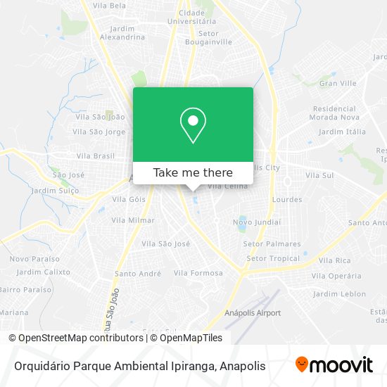 Orquidário Parque Ambiental Ipiranga map