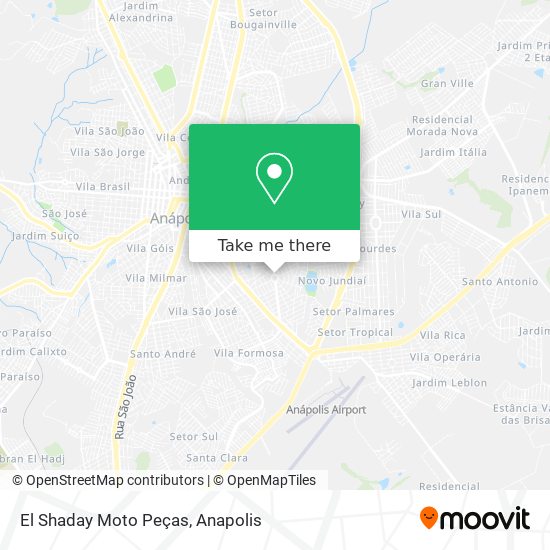 Mapa El Shaday Moto Peças