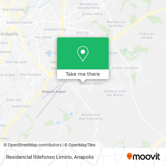 Mapa Residencial Ildefonso Limírio