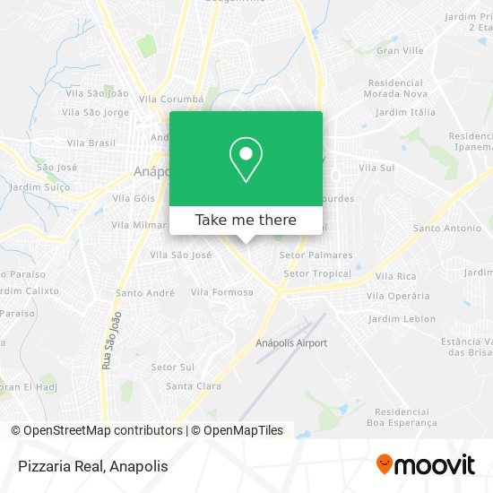 Pizzaria Real map