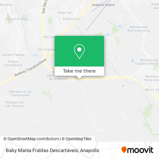 Baby Mania Fraldas Descartáveis map