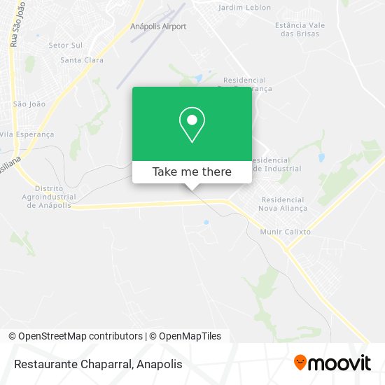 Mapa Restaurante Chaparral