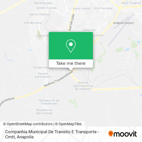 Mapa Companhia Municipal De Transito E Transporte - Cmtt