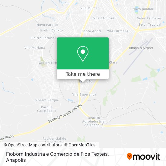 Mapa Fiobom Industria e Comercio de Fios Texteis