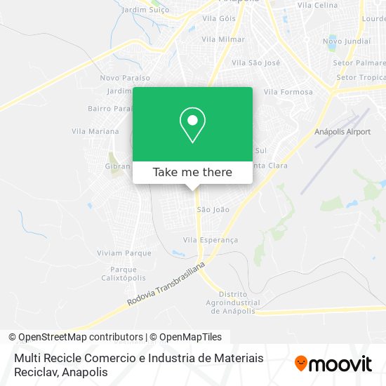 Multi Recicle Comercio e Industria de Materiais Reciclav map