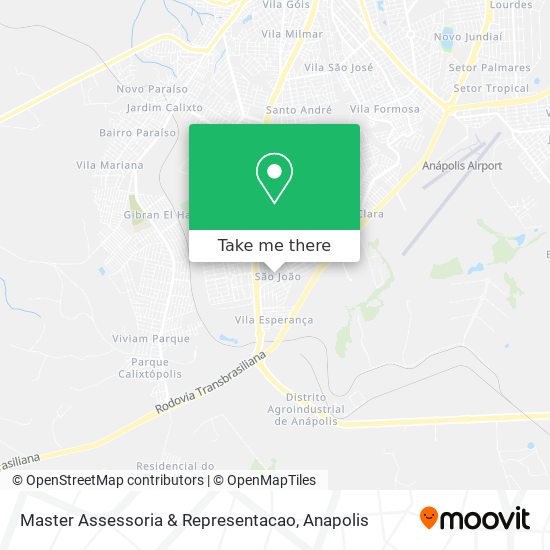 Master Assessoria & Representacao map