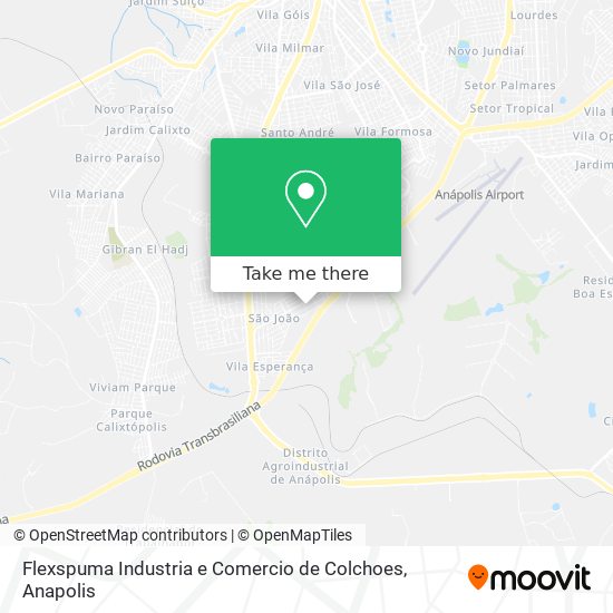 Flexspuma Industria e Comercio de Colchoes map