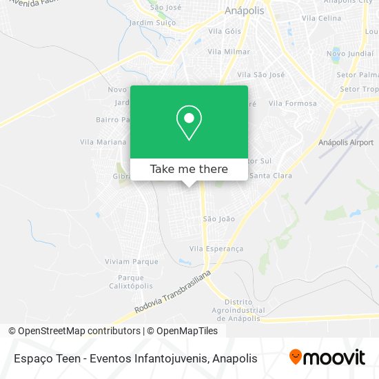 Espaço Teen - Eventos Infantojuvenis map