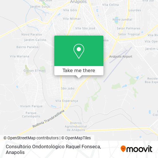 Mapa Consultório Ondontológico Raquel Fonseca