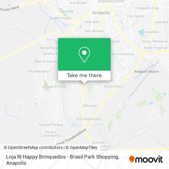 Loja Ri Happy Brinquedos - Brasil Park Shopping map