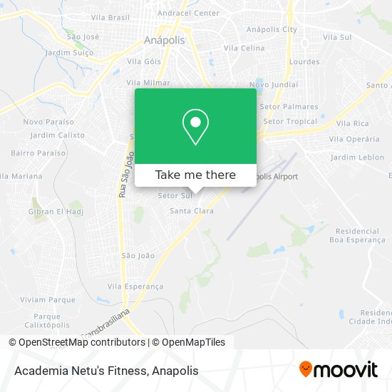 Mapa Academia Netu's Fitness
