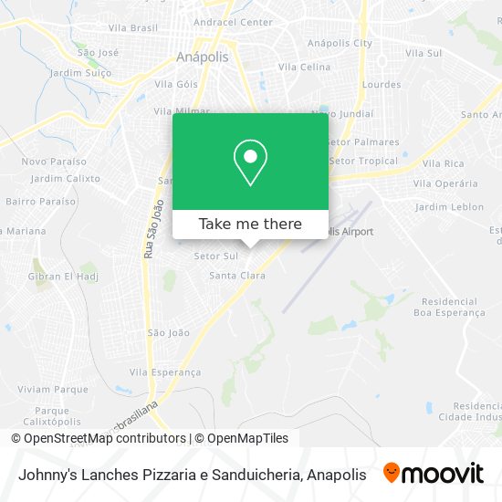 Johnny's Lanches Pizzaria e Sanduicheria map