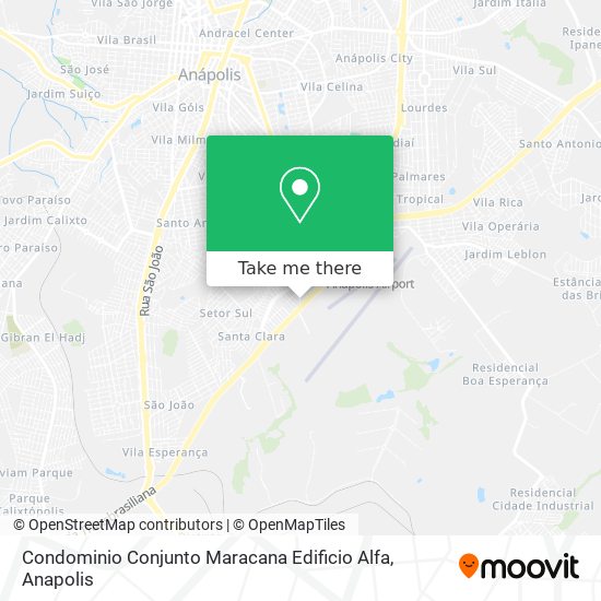 Mapa Condominio Conjunto Maracana Edificio Alfa